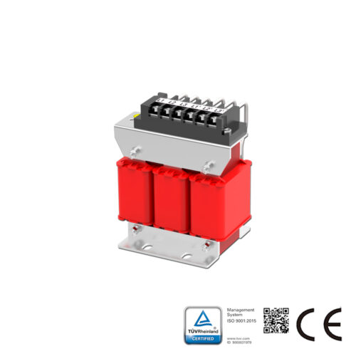 Line Reactor AC 3-Phase 400V ,2%(uK), Rated Current 7A , 2.2kw